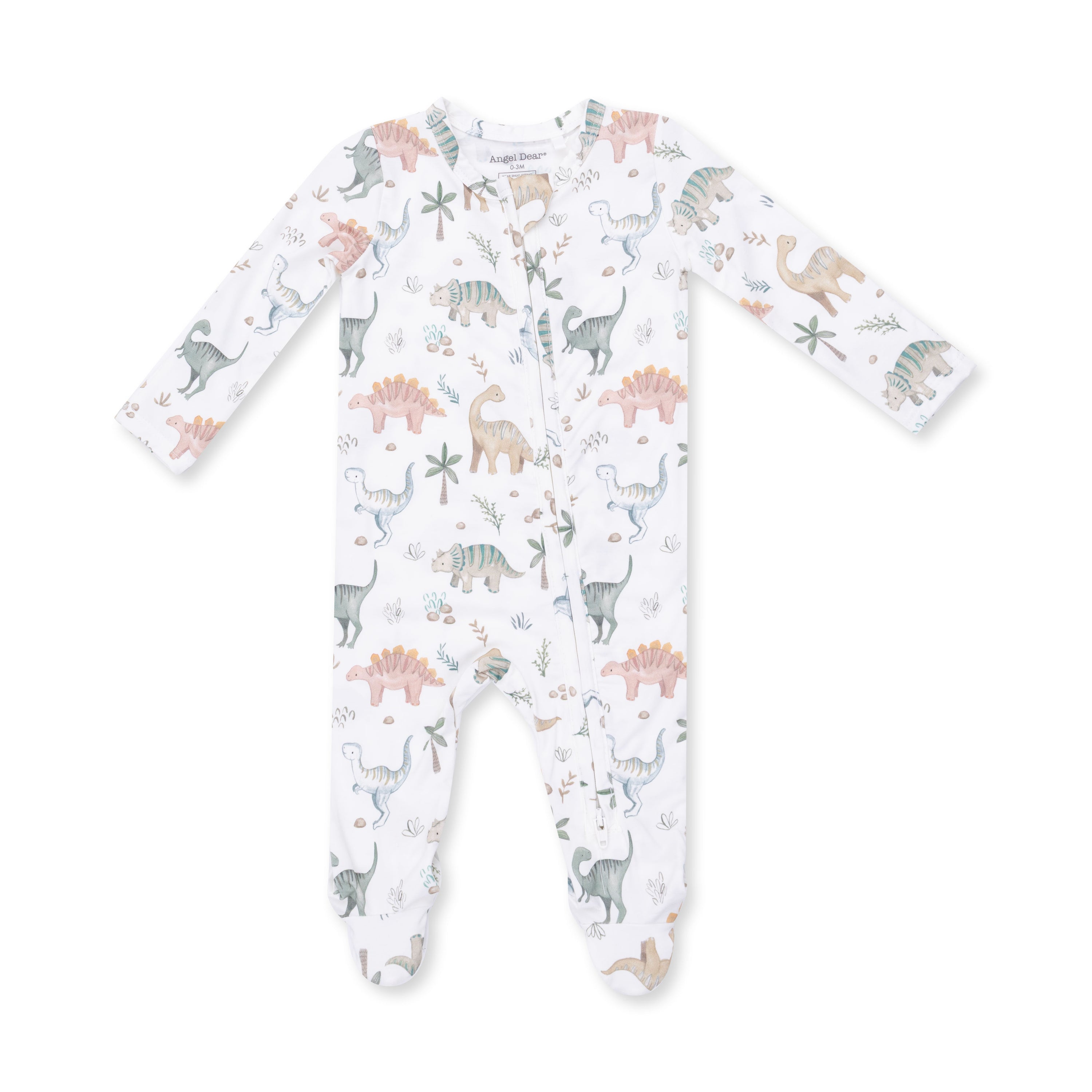 Sweet Baby Dinos 2 Way Zipper Footie