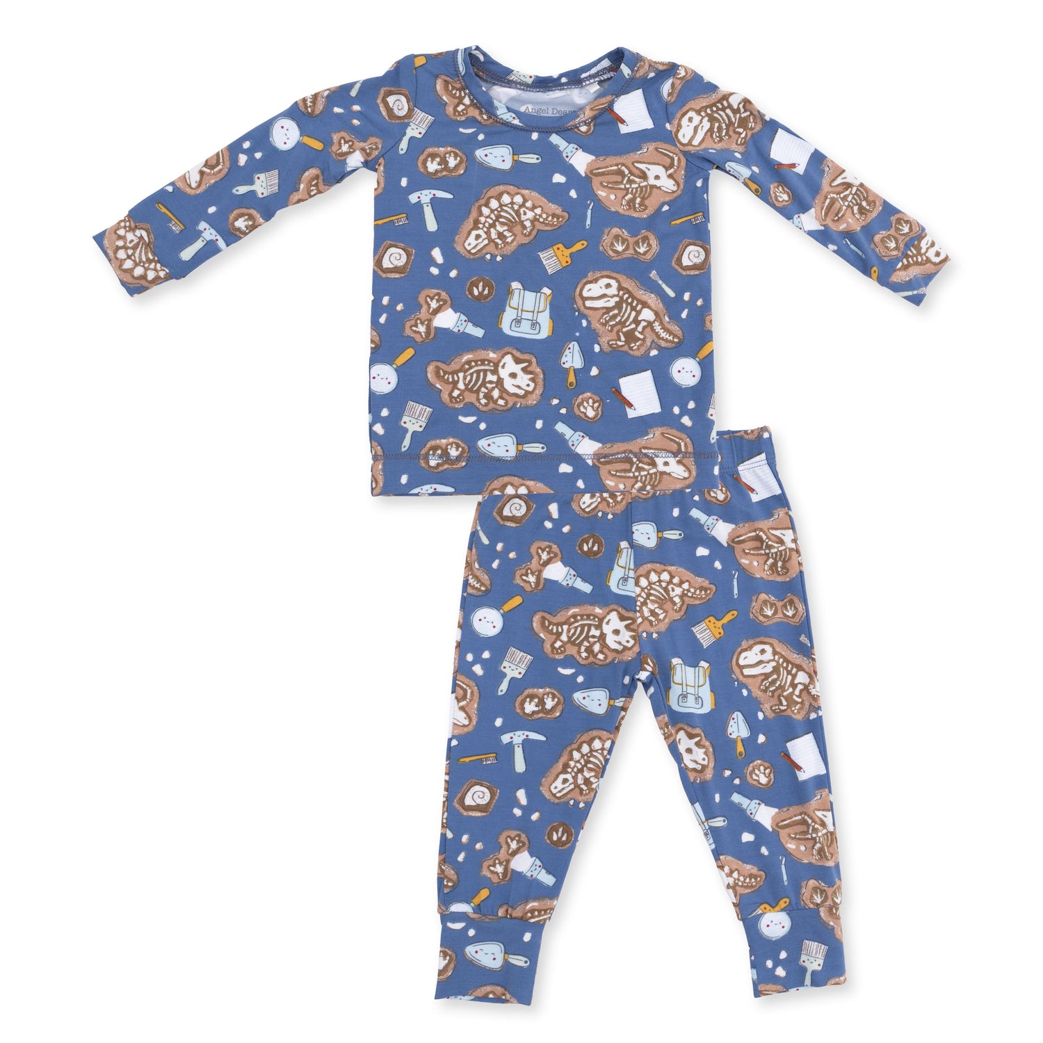 Glow In The Dark Dino Dig Long Sleeve Loungewear Set