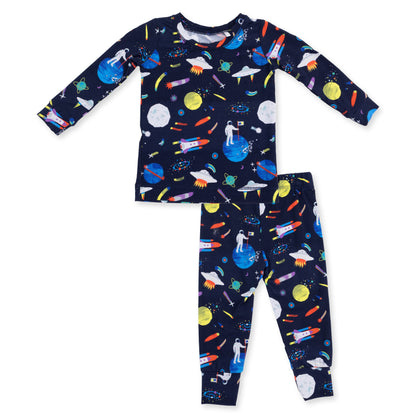 Astronaut And Rockets Long Sleeve Loungewear Set