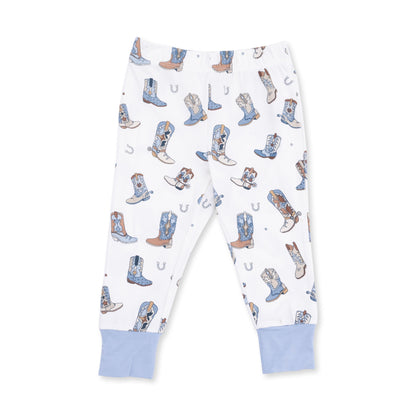 Buckaroo Boots Short Sleeve Loungewear Set