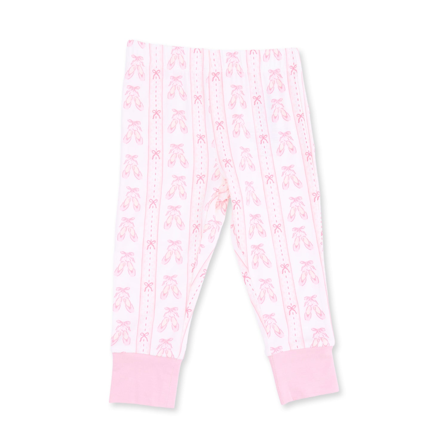 Ballet Shoes Ribbon Stripe Long Sleeve Loungewear Set
