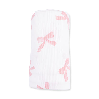 Pretty Bows Swaddle Blanket