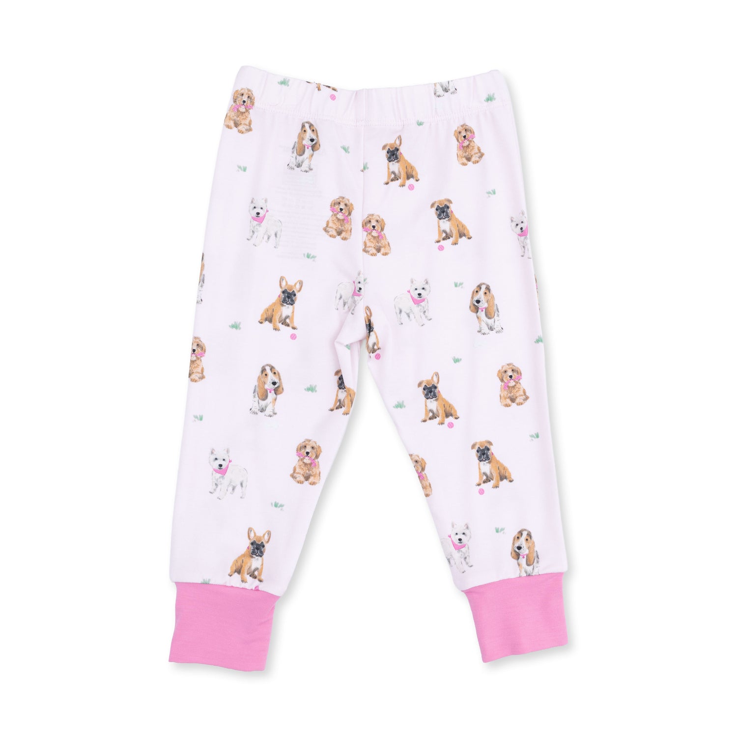Bestie Dogs Pink Short Sleeve Loungewear Set