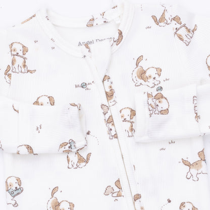 Explorer Puppy Blue 2 Way Zipper Footie