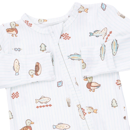 Lake Cuties 2 Way Zipper Footie