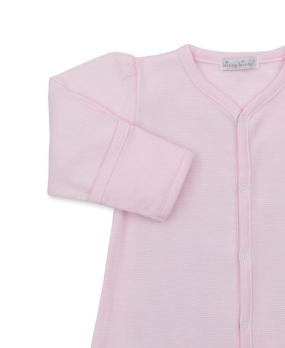 Gingham Rockers Embroidered Converter Gown: Pink