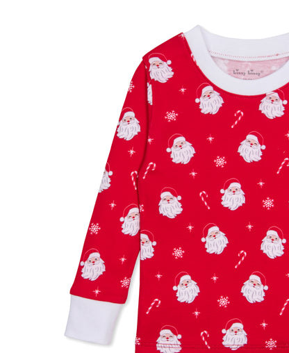 Christmas Santas Snug-Fit 2-Piece Pajamas