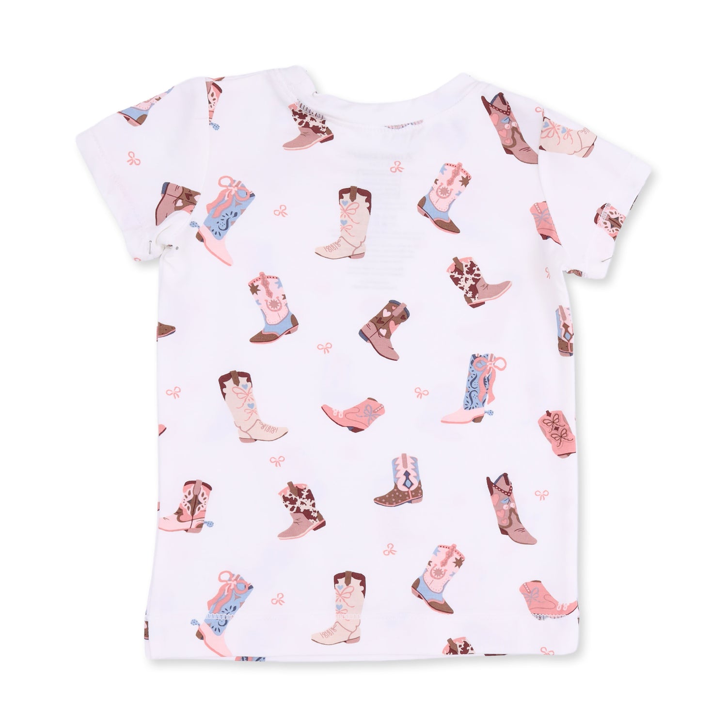 Buckarette Boots Short Sleeve Loungewear Set