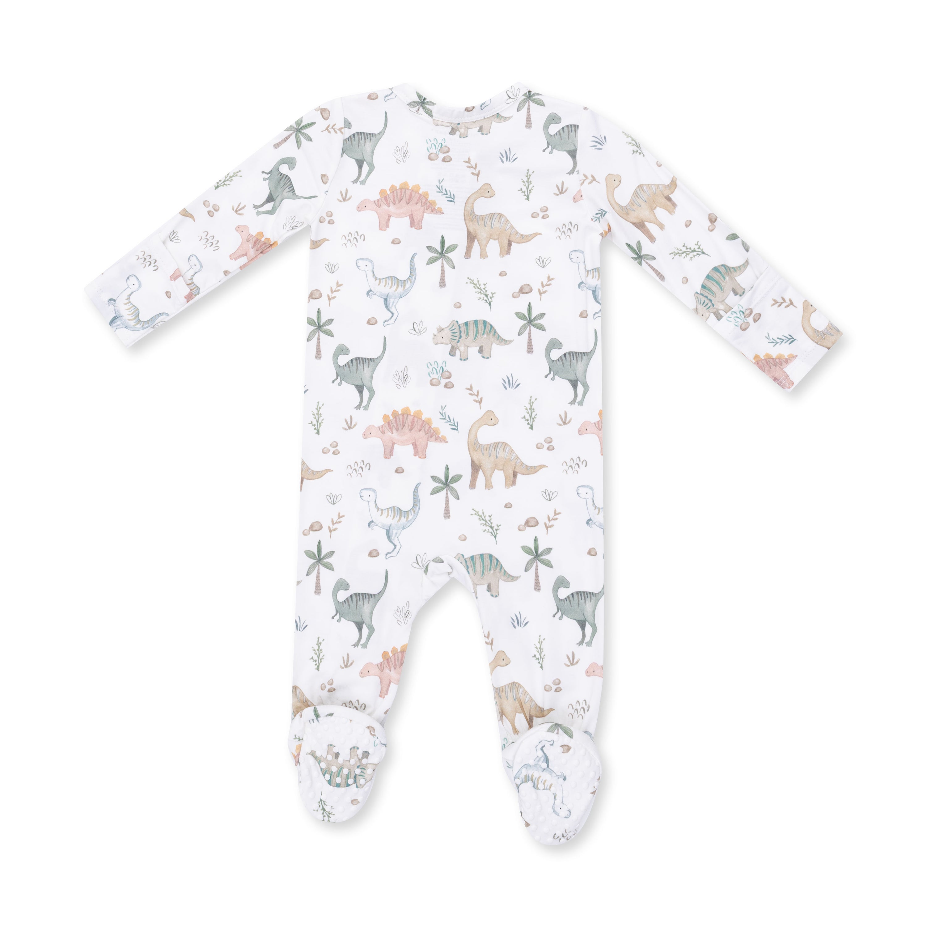 Sweet Baby Dinos 2 Way Zipper Footie