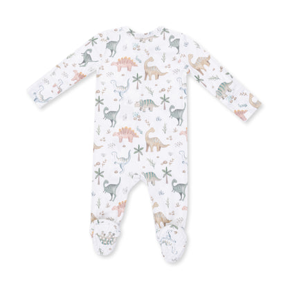 Sweet Baby Dinos 2 Way Zipper Footie