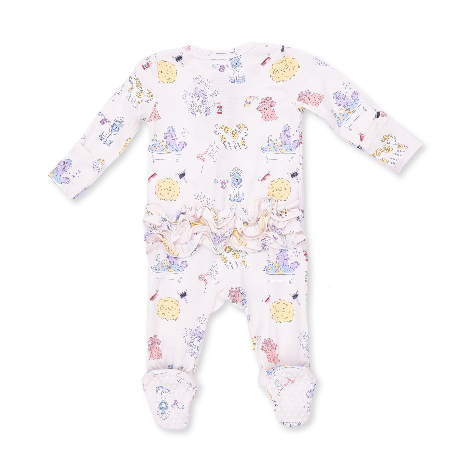 Spa Dogs 2 Way Ruffle Back Zipper Footie