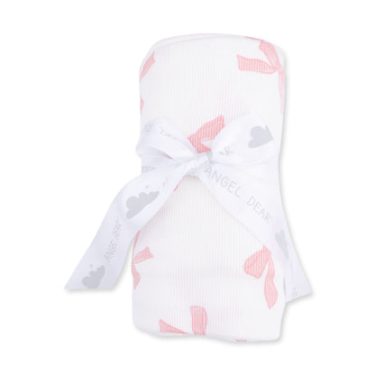 Pretty Bows Swaddle Blanket