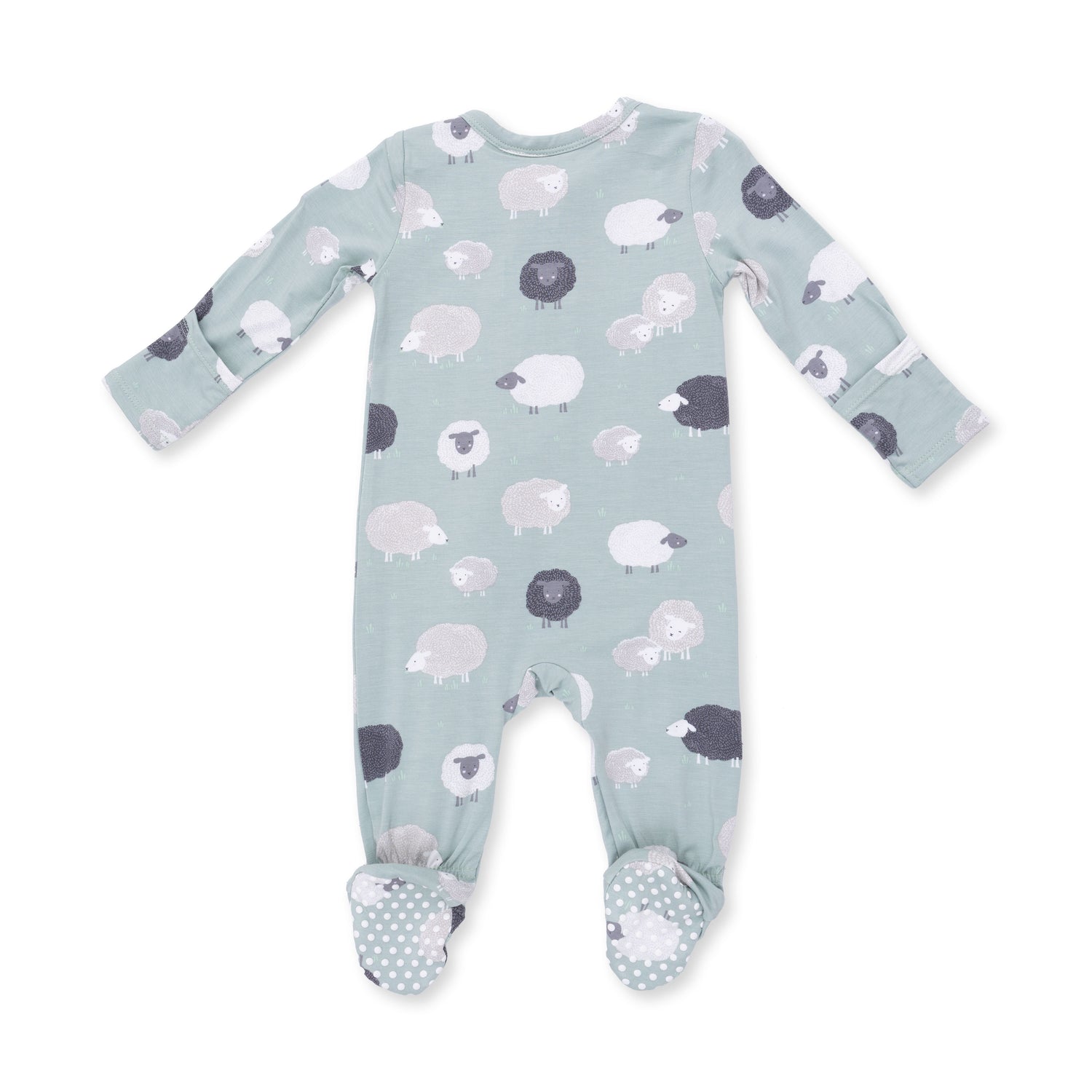 Black Sheep 2 Way Zipper Footie