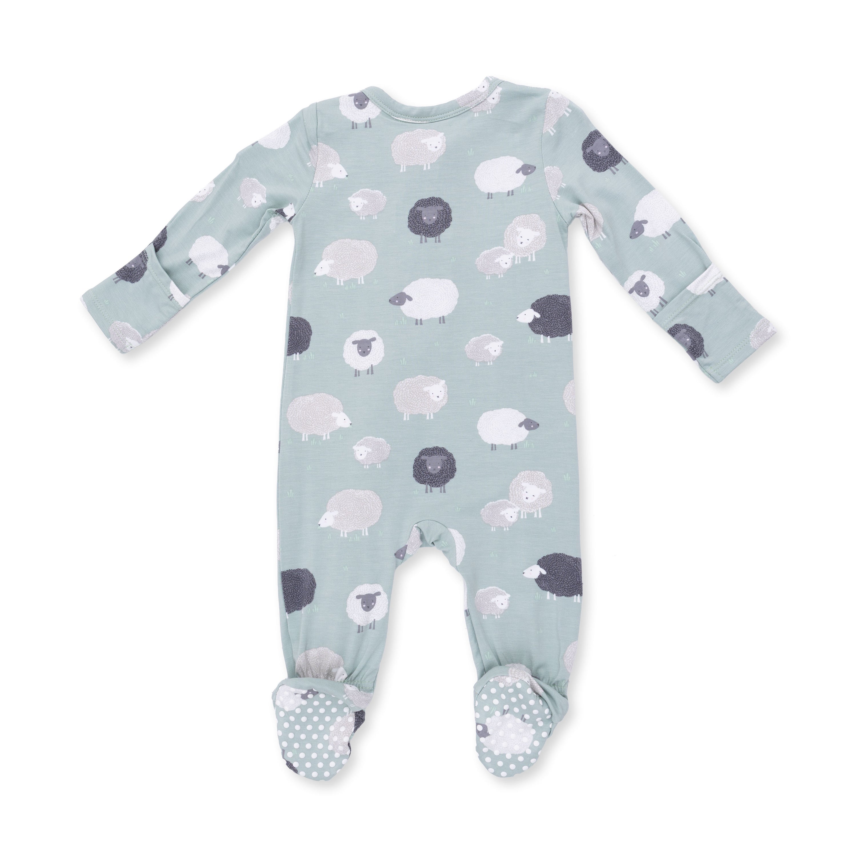 Black Sheep 2 Way Zipper Footie