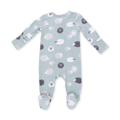 Black Sheep 2 Way Zipper Footie