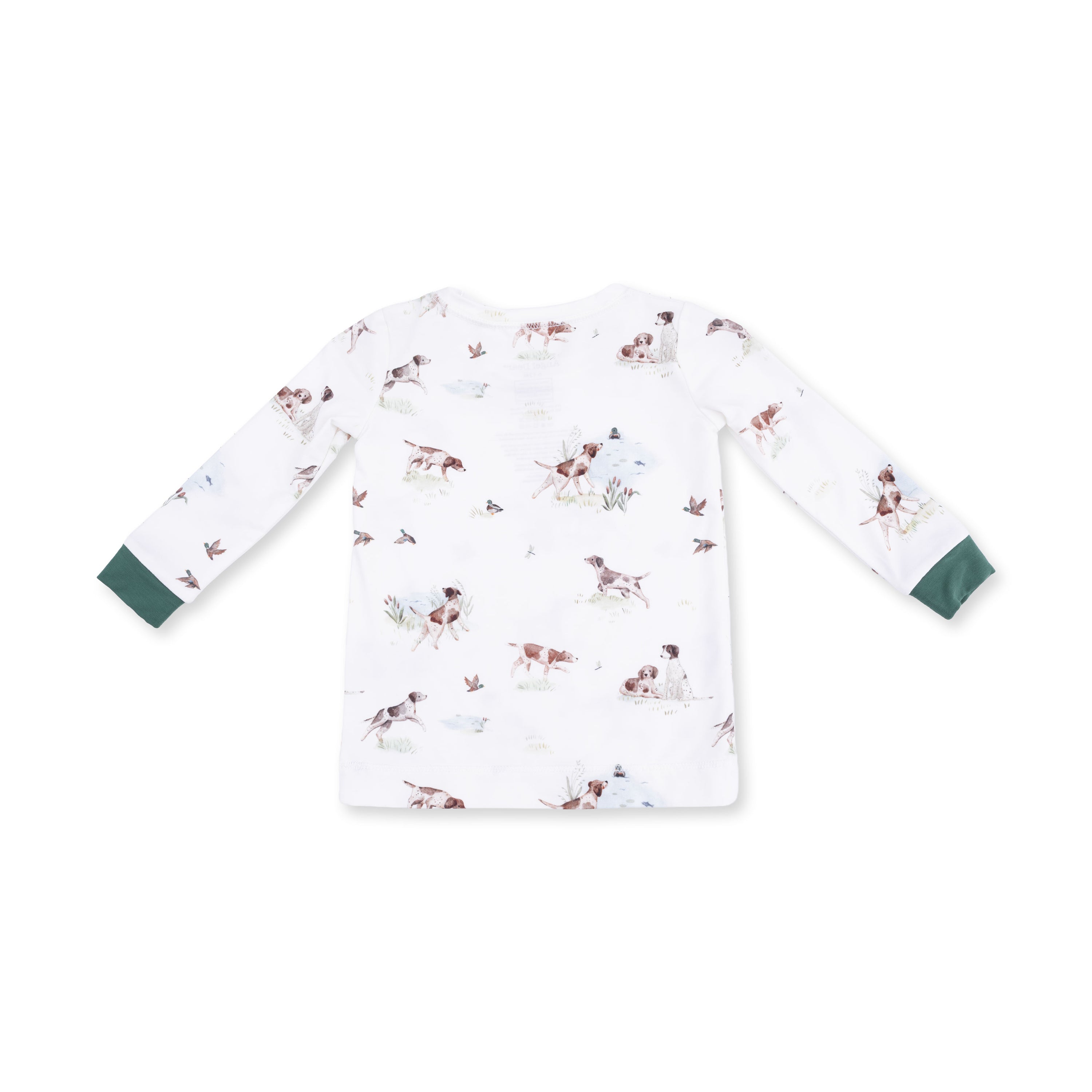 Pointer Pups And Duck Buddies Long Sleeve Loungewear Set