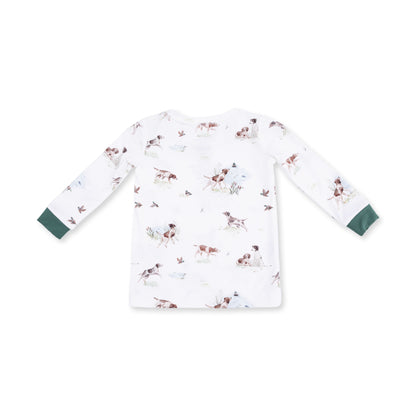 Pointer Pups And Duck Buddies Long Sleeve Loungewear Set