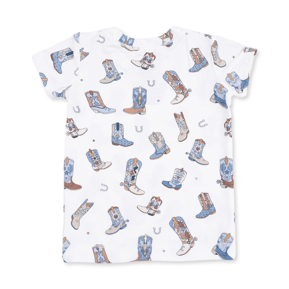 Buckaroo Boots Short Sleeve Loungewear Set