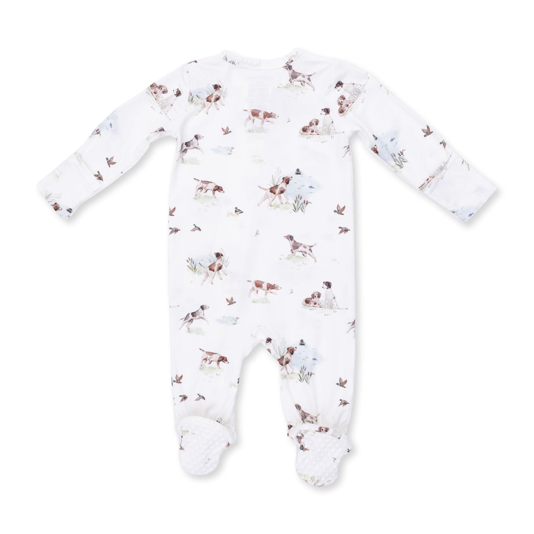 Pointer Pups And Duck Buddies 2 Way Zipper Footie