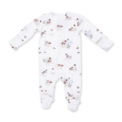 Pointer Pups And Duck Buddies 2 Way Zipper Footie