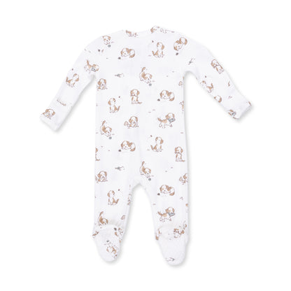 Explorer Puppy Blue 2 Way Zipper Footie