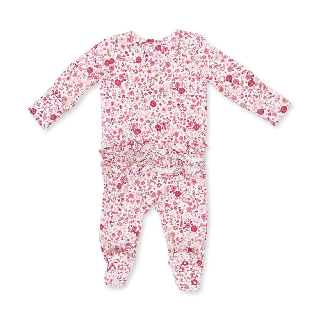 Serene Floral 2 Way Ruffle Back Zipper Footie $17.00 $36.00 MSRP