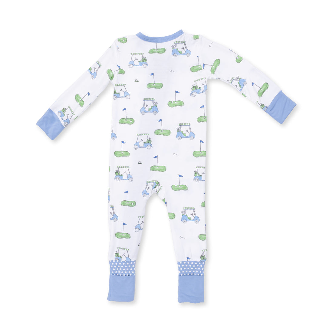 Golf Carts Blue Convertible Romper