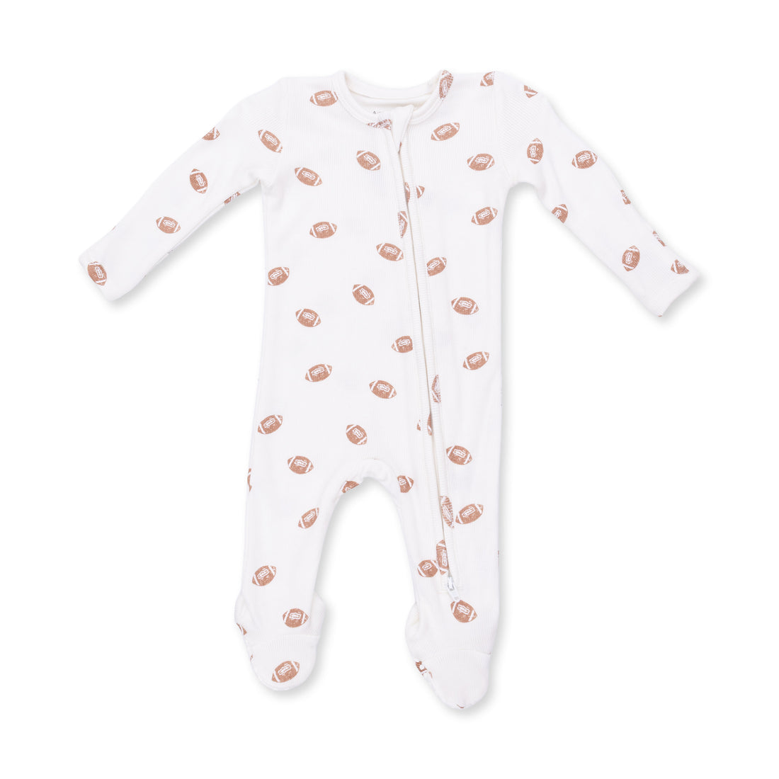 Mini Footballs 2 Way Zipper Footie
