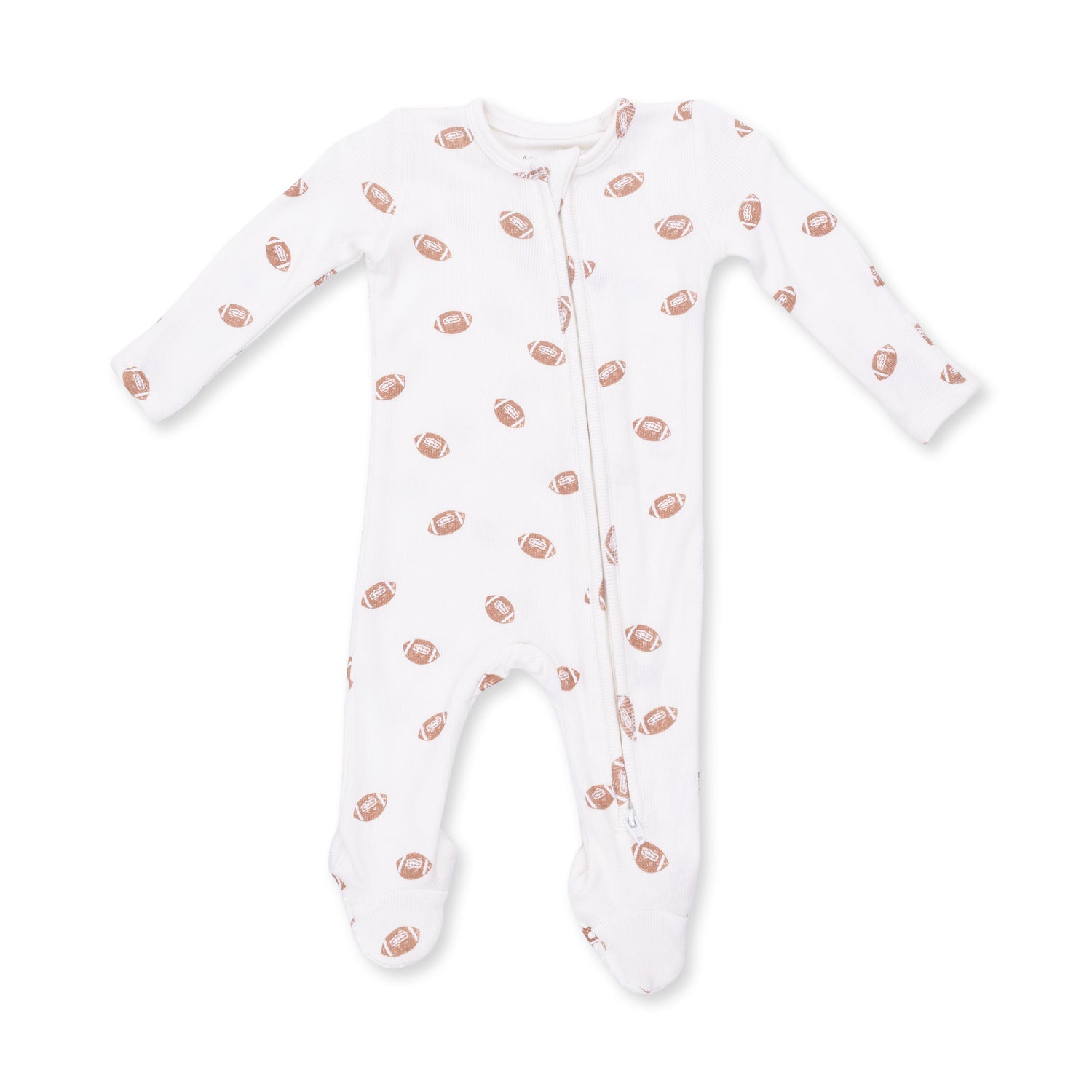 Mini Footballs 2 Way Zipper Footie