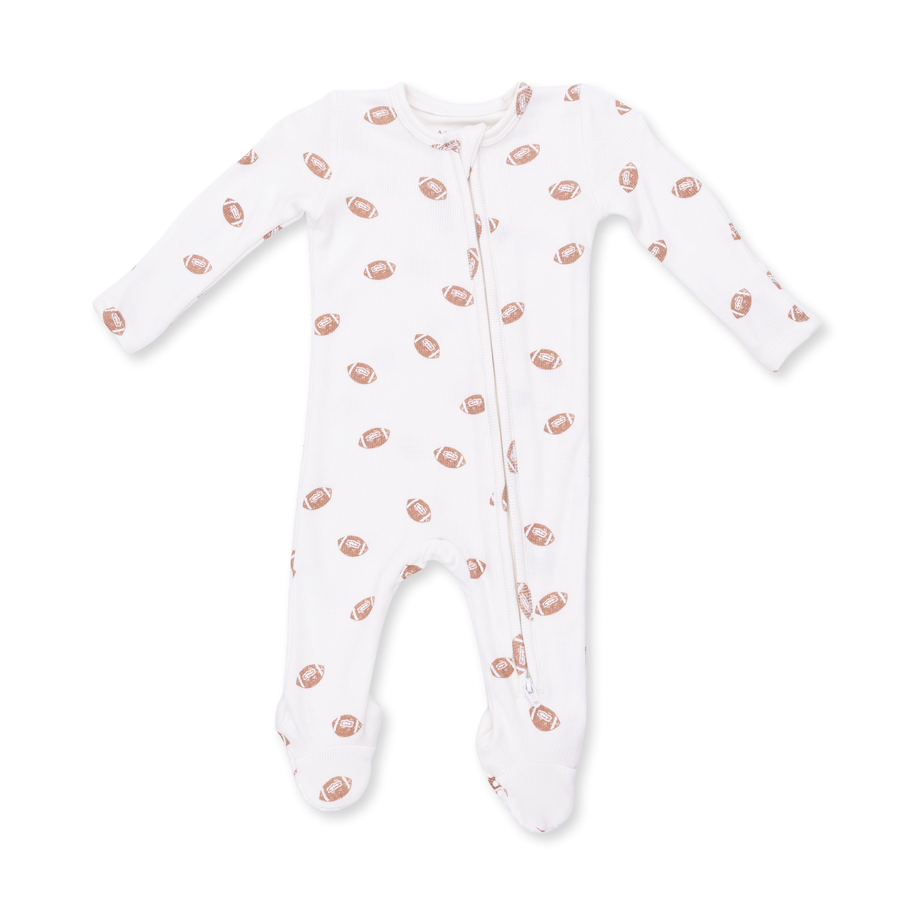 Mini Footballs 2 Way Zipper Footie
