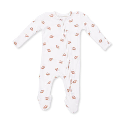Mini Footballs 2 Way Zipper Footie