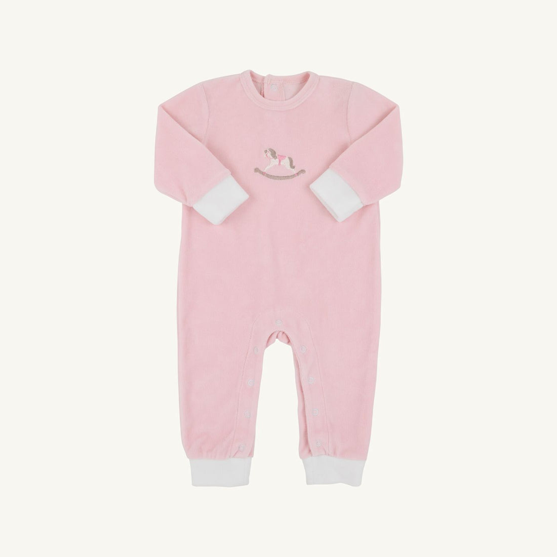 TBBC Paxton Playsuit: Palm Beach Pink/Palmetto Pearl/Rocking Horse