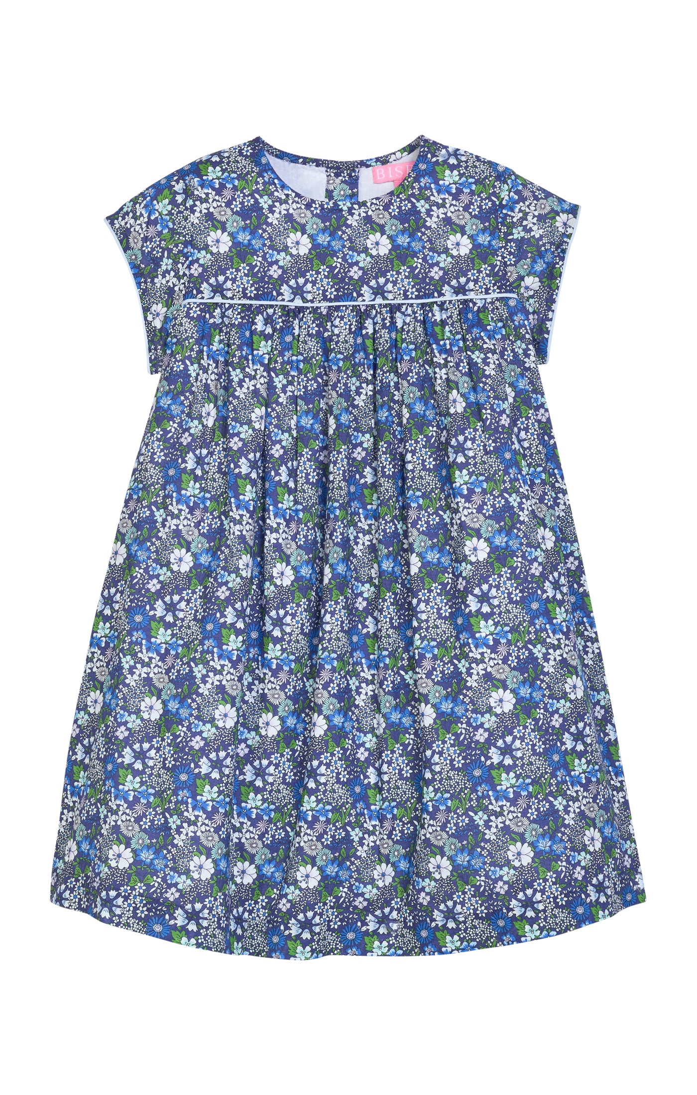 Charlotte Dress: Brookline Blossoms Blue