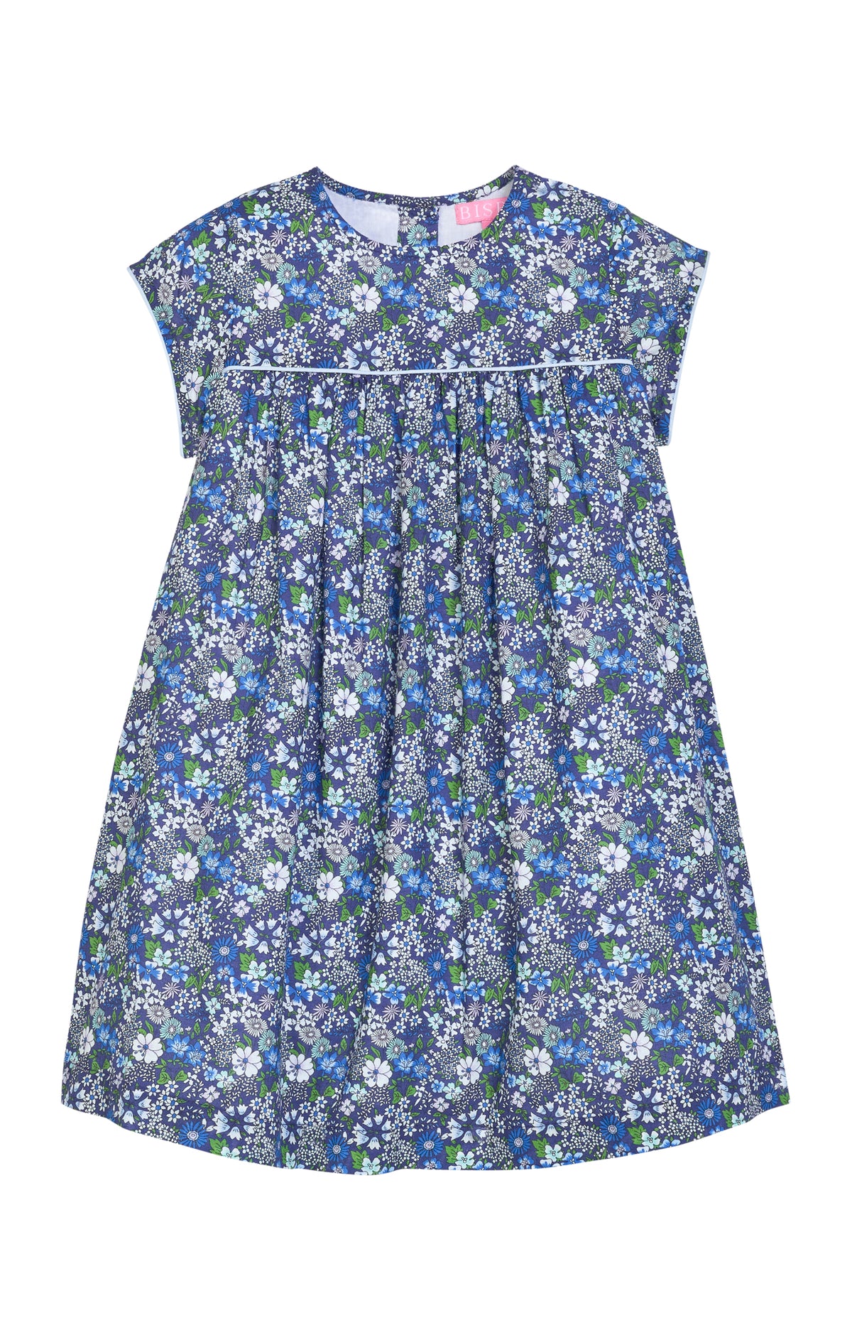 Charlotte Dress: Brookline Blossoms Blue