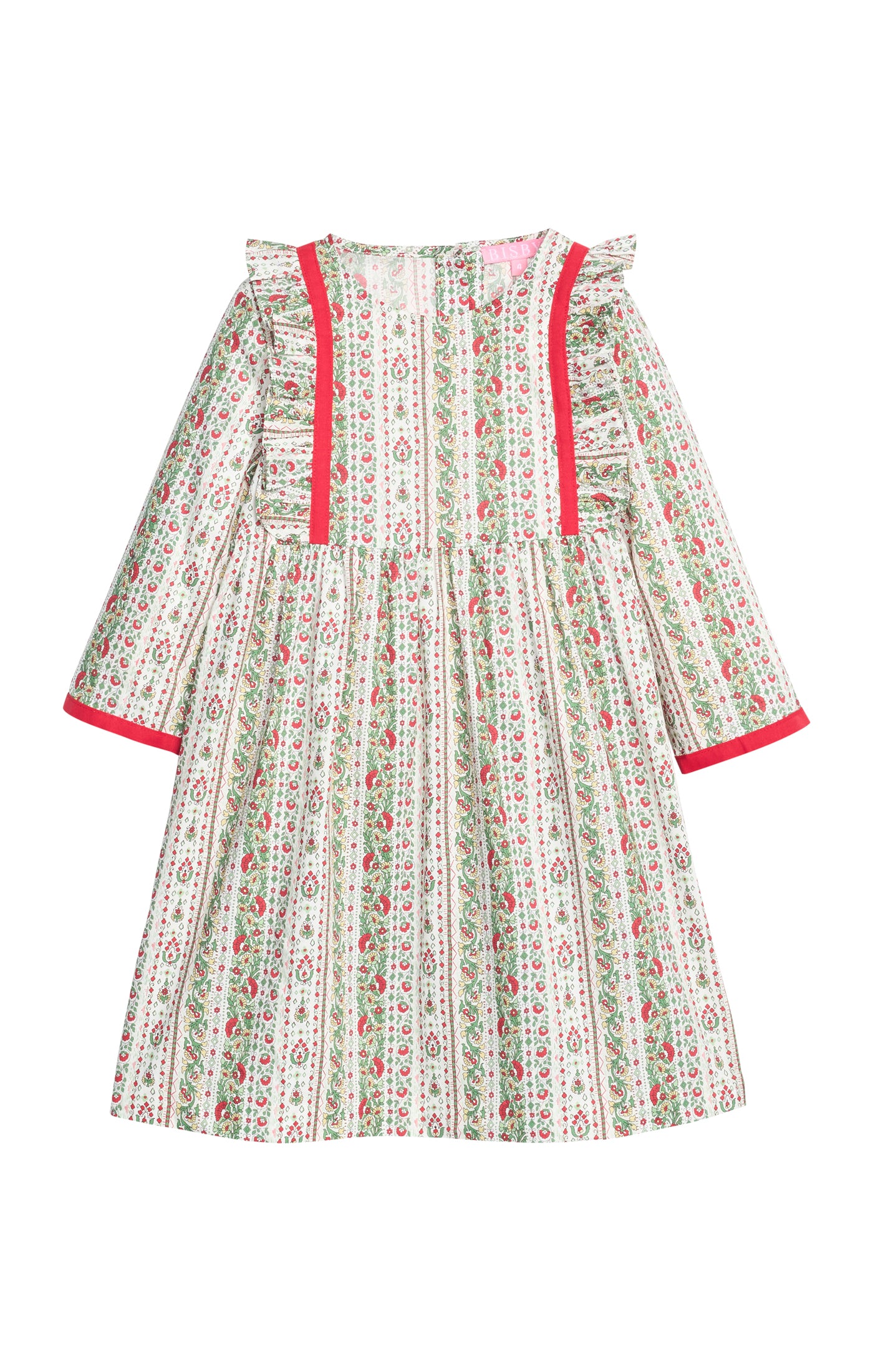 Porto Dress: St Moritz Floral Stripe