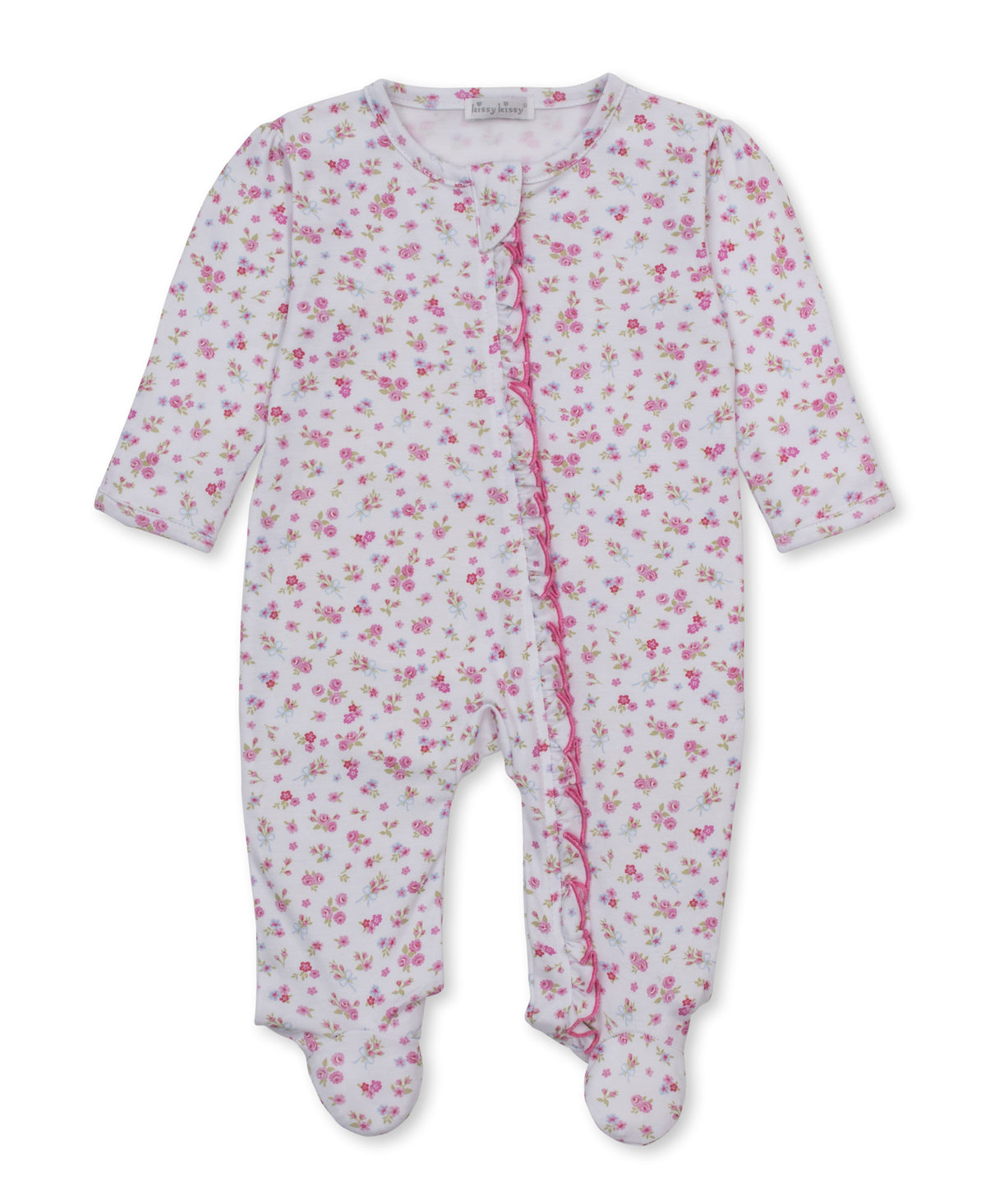 Rose Renaissance Zipper Footie