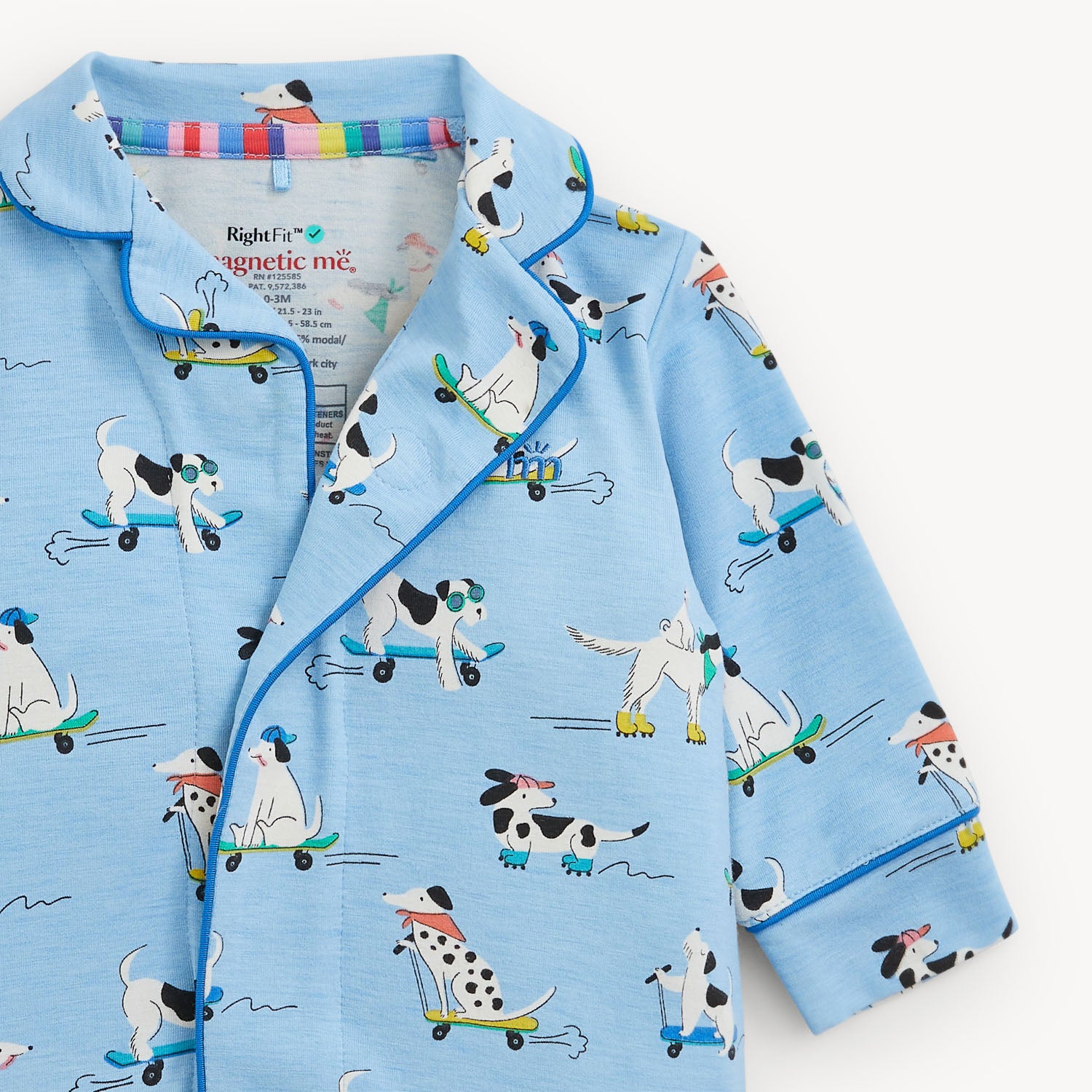 Ruff Riders Romper w/Piping