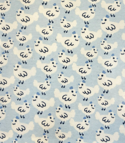 Organic Cotton Footie Blue Chicken