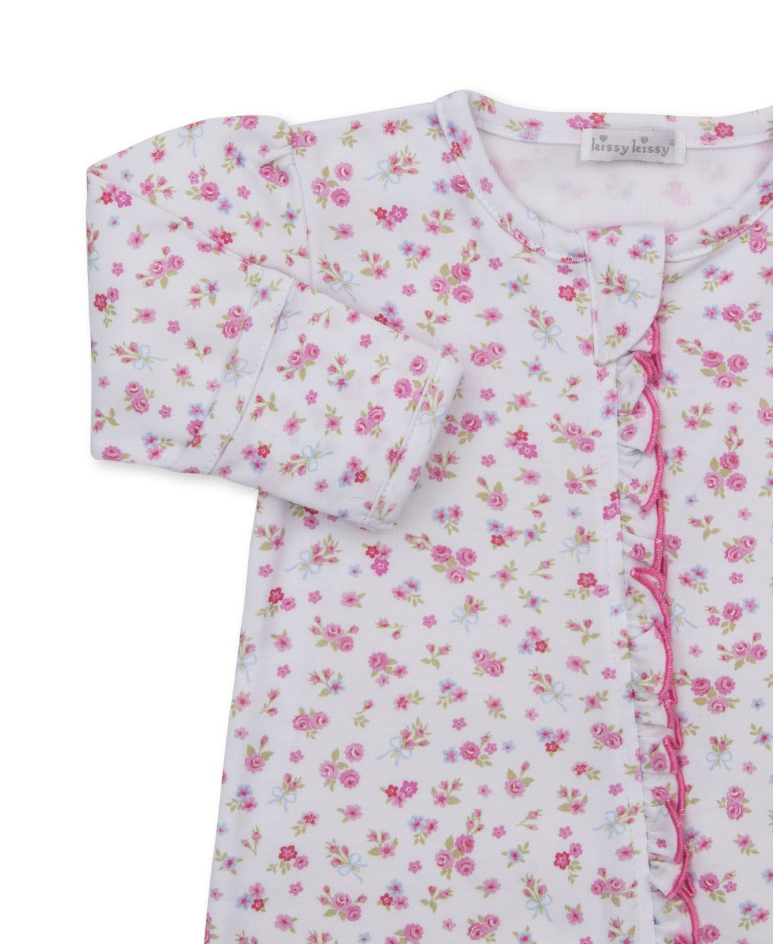 Rose Renaissance Zipper Footie