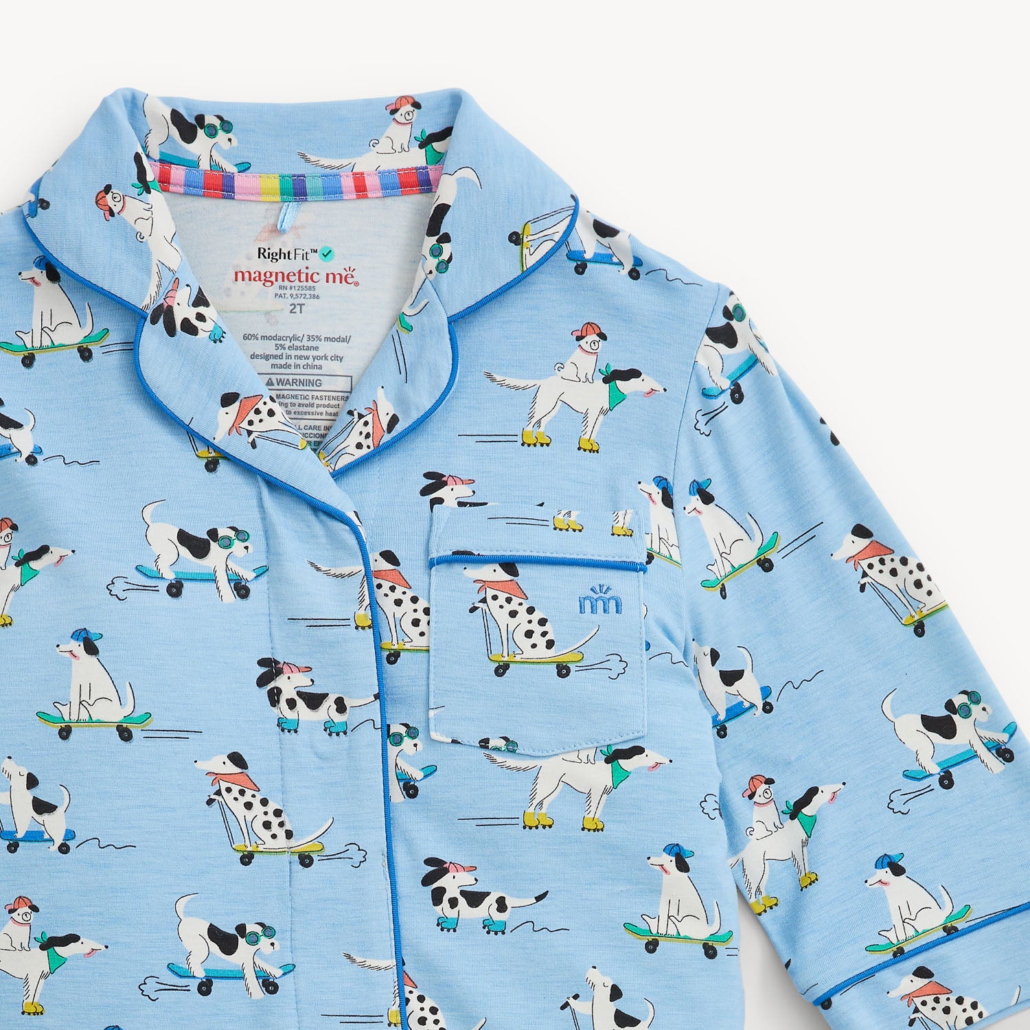 Ruff Riders LS PJ Set w/Piping