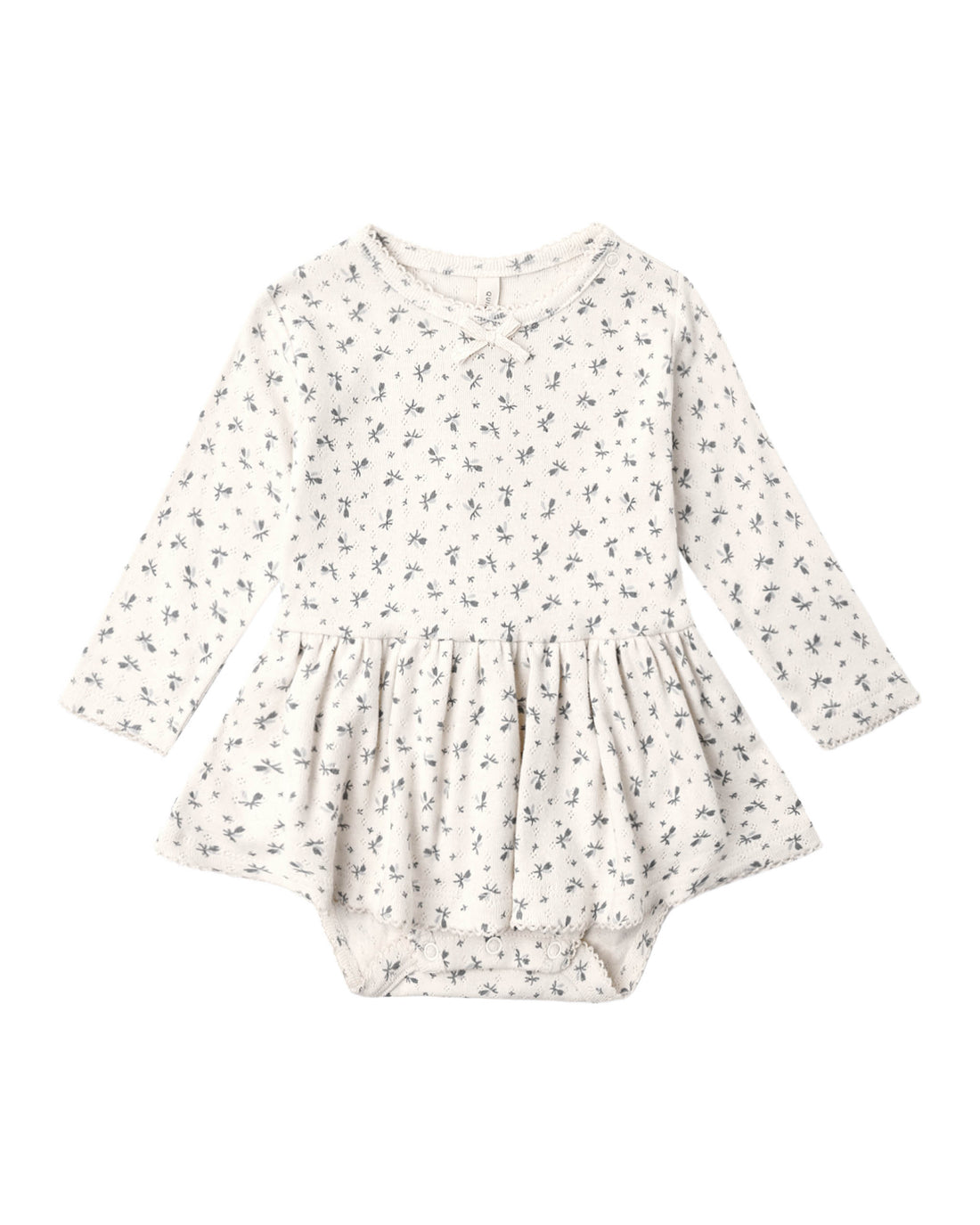 Pointelle Skirted Bodysuit