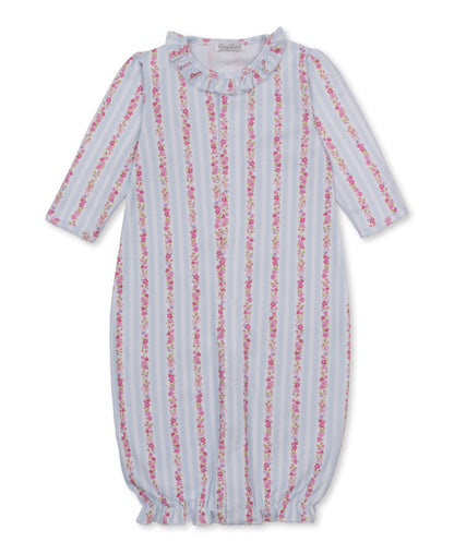 Rose Renaissance Light Blue Stripe Ruffle Converter Gown