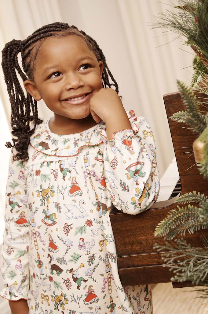 Ramona Ruffle Dress: 12 Days of Christmas/Richmond Red