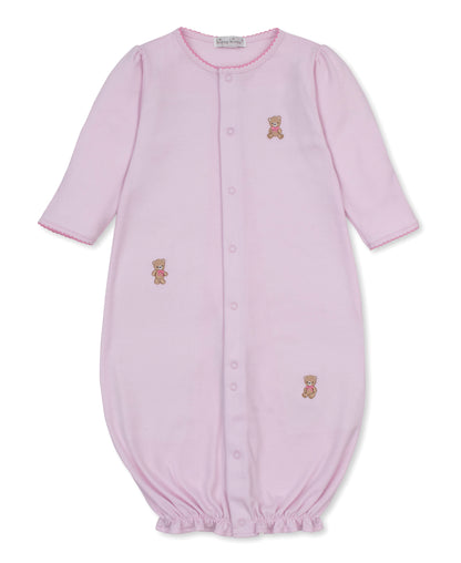 Teddy Bear Club Embroidered Converter Gown: Light Pink