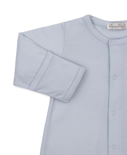 Teddy Bear Club Embroidered Converter Gown: Light Blue