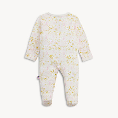 Star Signs Pink Modal Footie