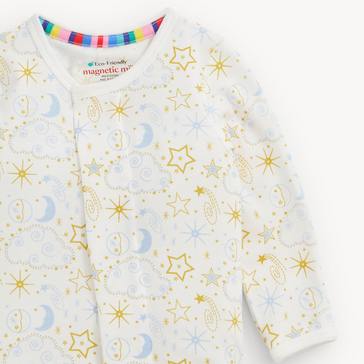 Star Signs Blue Modal Footie