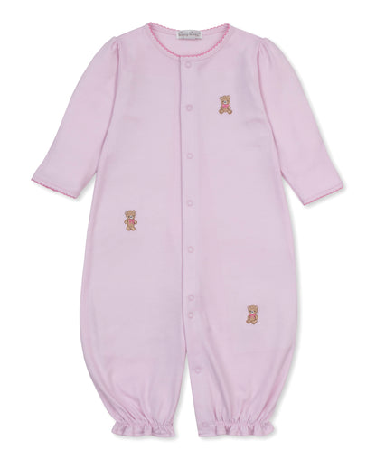 Teddy Bear Club Embroidered Converter Gown: Light Pink