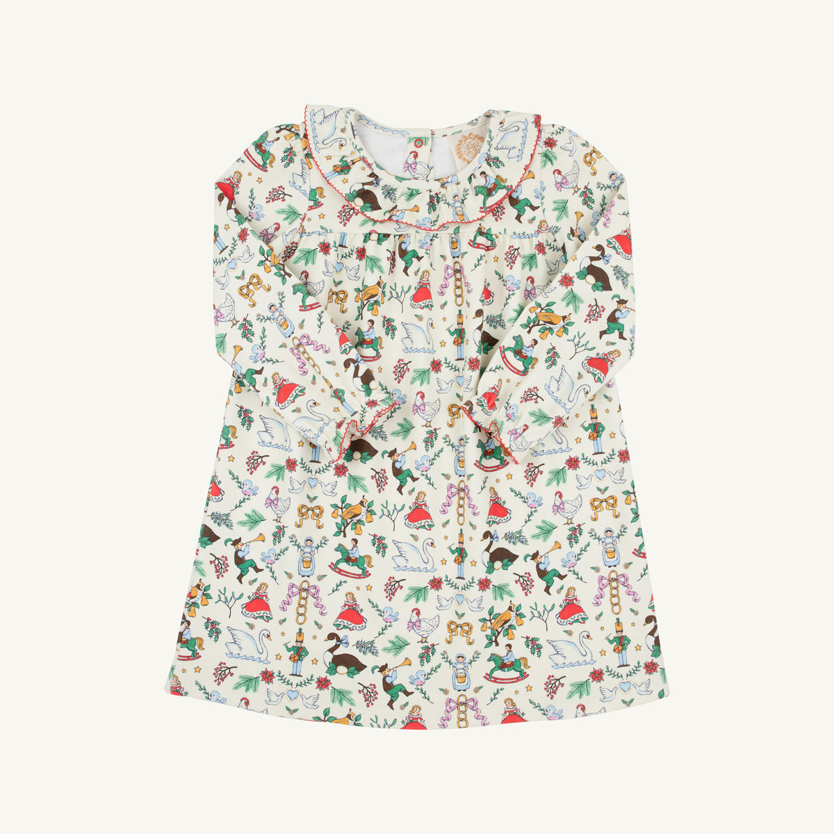 Ramona Ruffle Dress: 12 Days of Christmas/Richmond Red