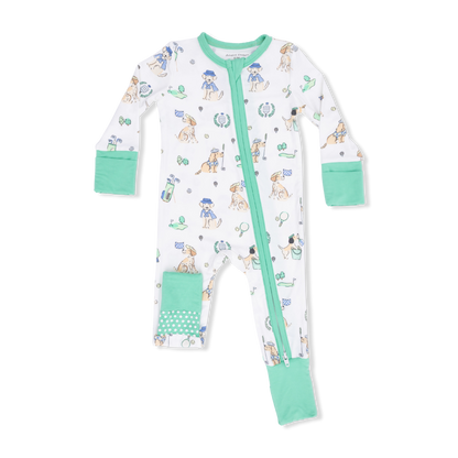 Country Club Dogs Neutral Convertible Romper
